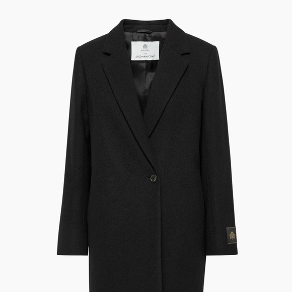 Aritzia Babaton Stedman Coat in black, size 2XS - Picture 2 of 8